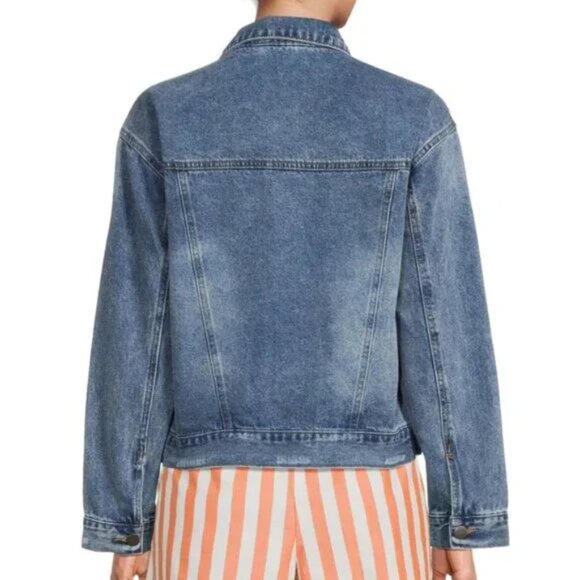 Kensie Jeans Vintage Denim Jacket (NWT) - Picture 2 of 2